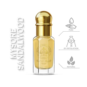 100% pure Royal Mysore Sandalwood - Vintage oil | Santalum Album | Alcohol-Free