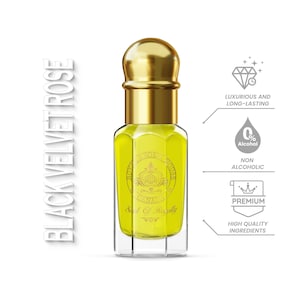 Black Velvet Rose Attar | Premium Concentrated Perfume Oil