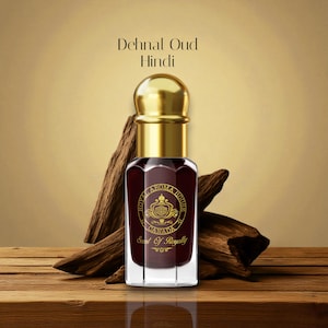 Dehnal Oud Hindi: Pure Agarwood Oil - Earthy Leathery Scent