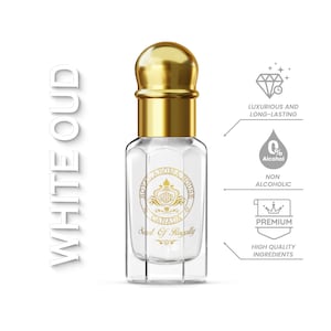 Aceite de perfume concentrado premium de oud blanco