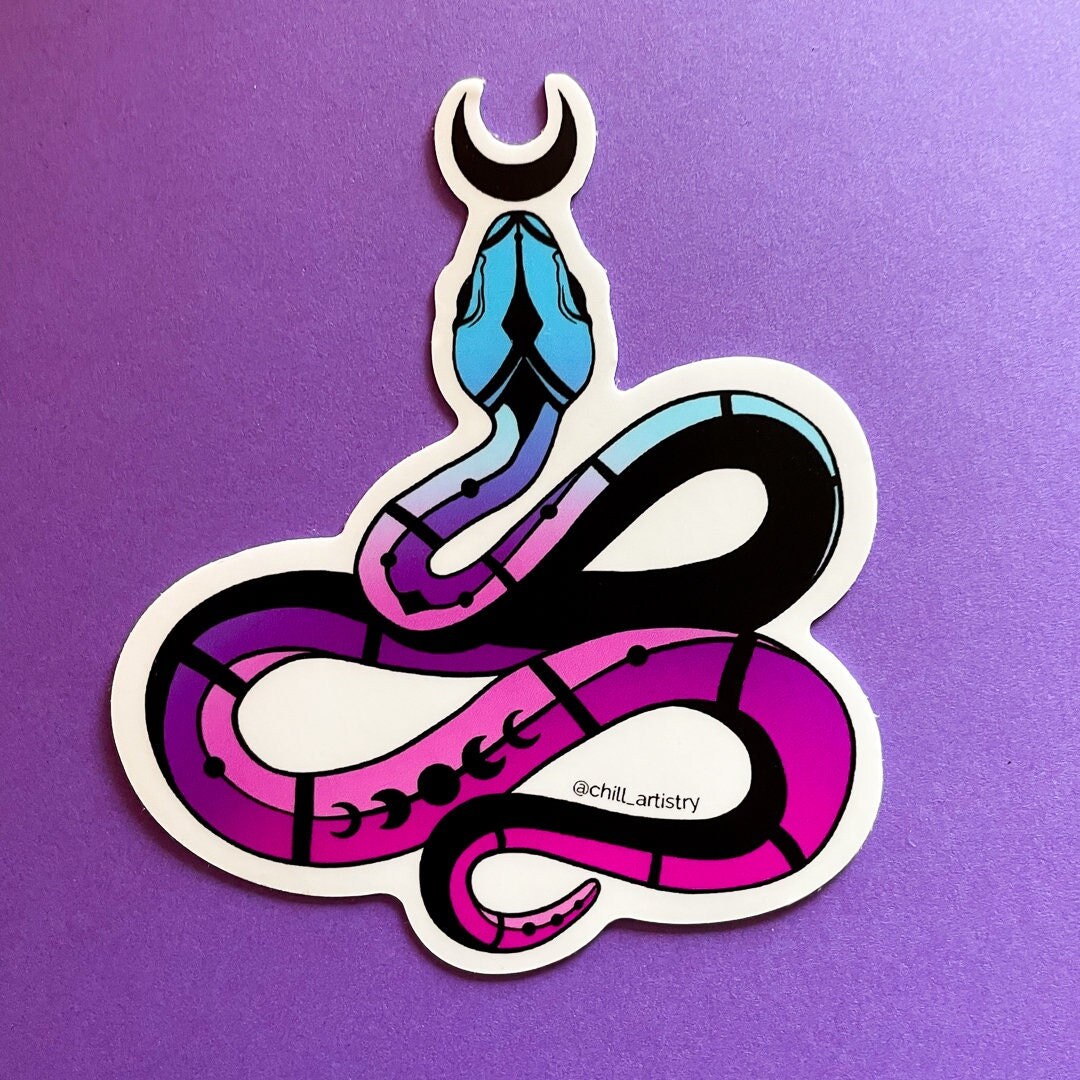 Angry Witch Club Snake Sticker - Etsy Angry Witch Club Snake Sticker - Etsy