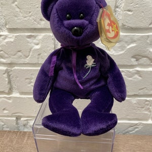 RARE Princess Diana Mint condition TY Retired Bear with ERRORS image 2