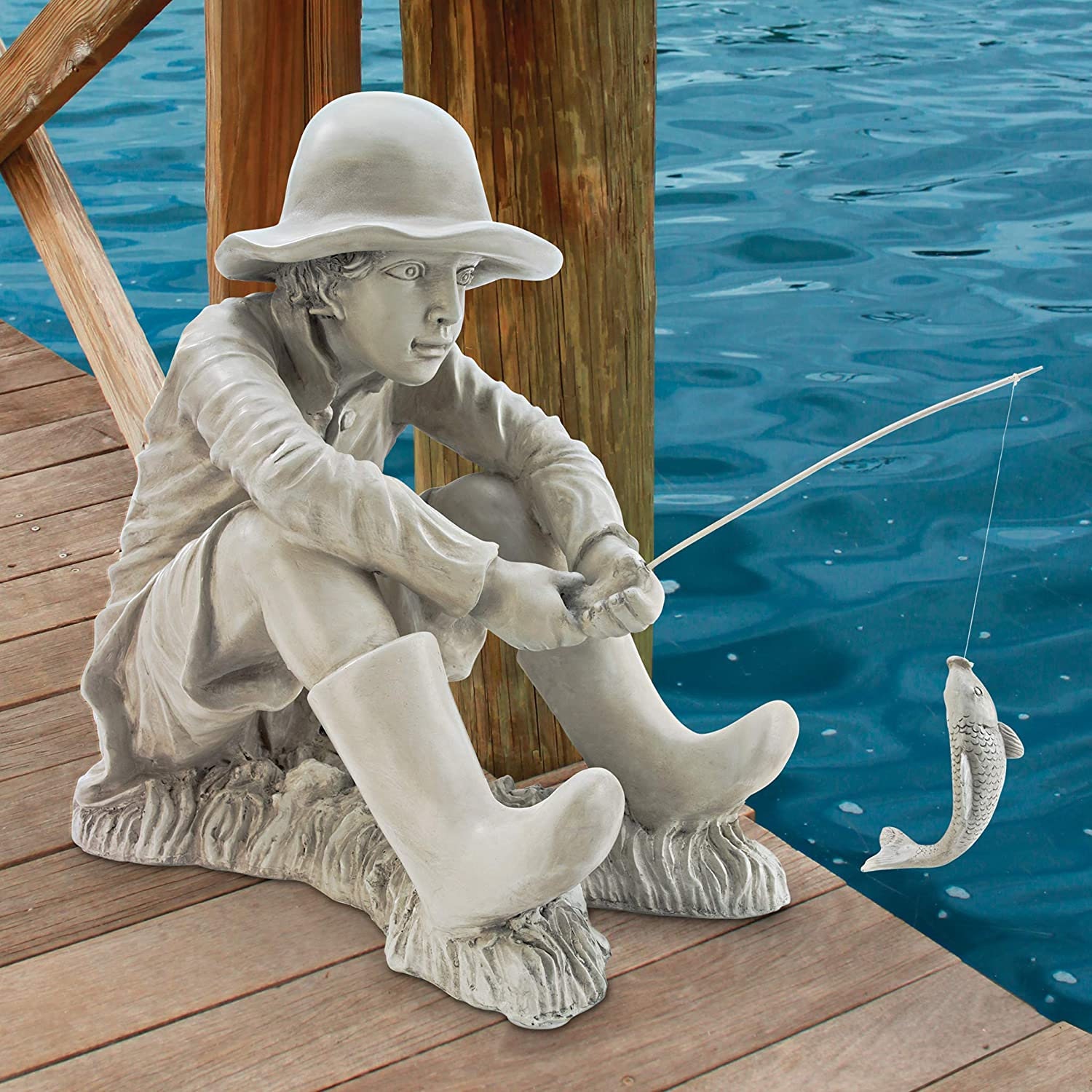 Fisherman Statue for sale Only 2 left at 60