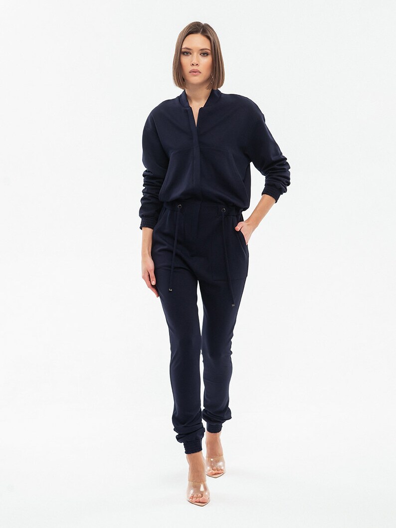 Event clothing.BGL-2025 collar and waistline Overalls with elastic elements along the cuffs