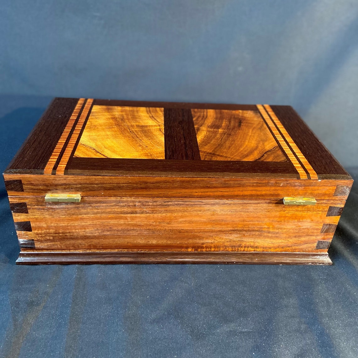 Custom Hawaiian Koa Wood Jewelry Box