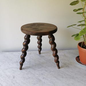 Vintage French Stool - Etsy