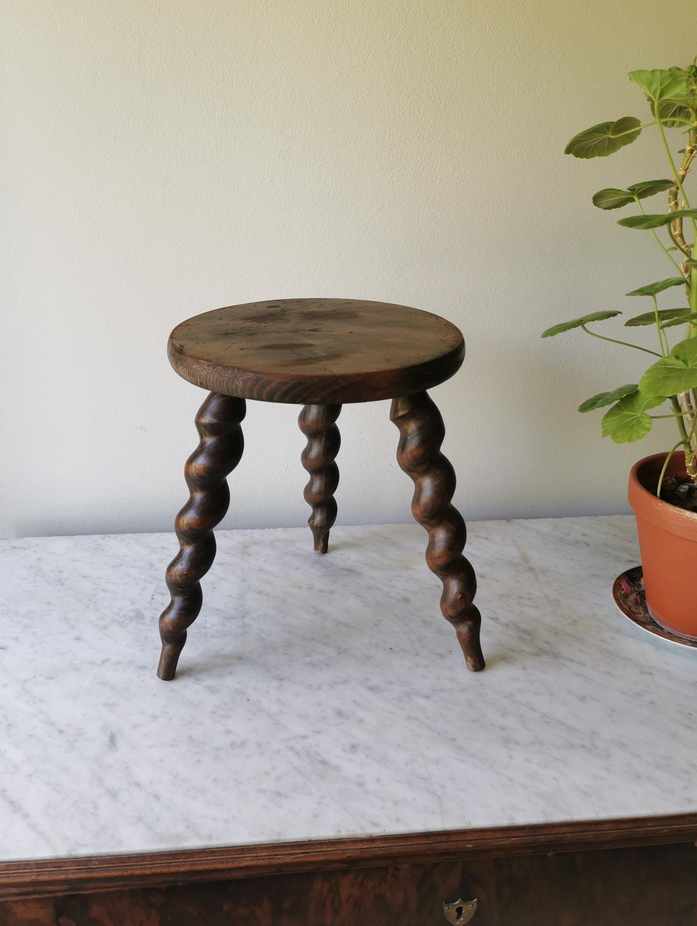 Vintage French Stool - Etsy