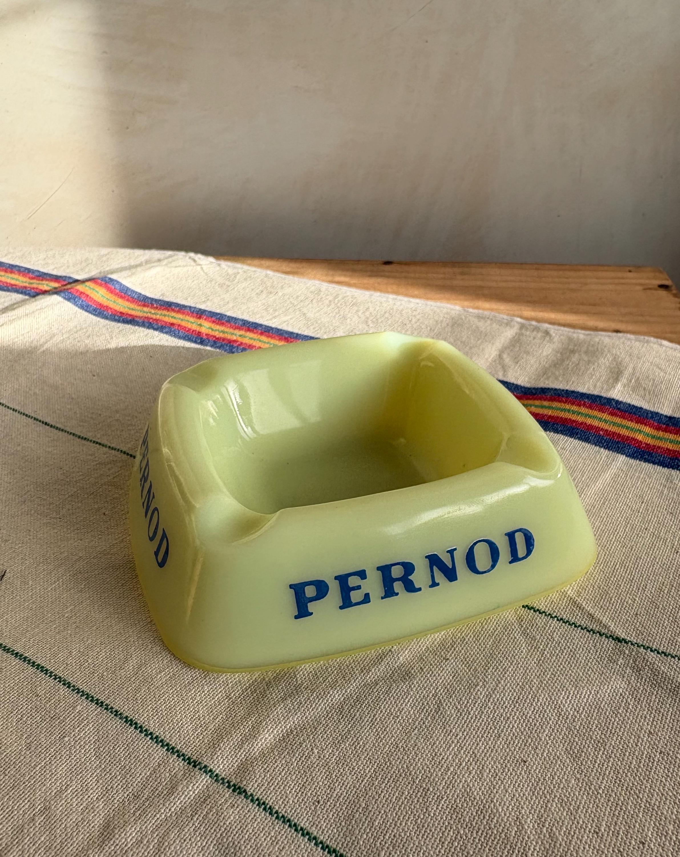 Vintage French Opalex Pernod Ashtray | Opalex Pernod Ashtray