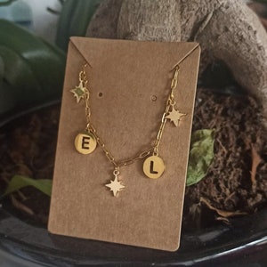 Collar personalizado con nombre/letra inicial