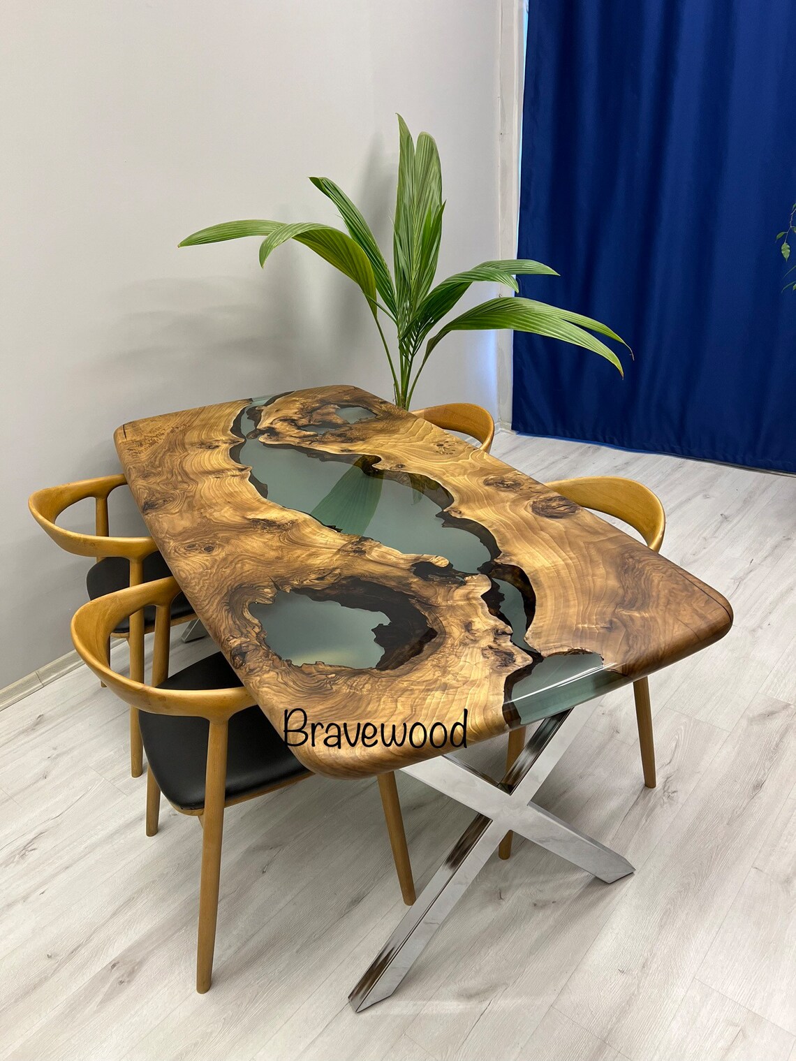 Dining Room Table Dinner Epoxy Table Kitchen Dining - Etsy
