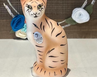 Fenton Wild Tiger Stylized Cat  "Jungle Series" Figurine