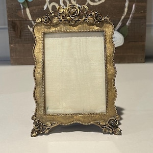 Matson Rose Gold Gilt Photo Frame | Ormolu Gold Gilt Picture Frame | Vanity Decor | Wedding Picture Frame | Home Decor | Wedding Gifts