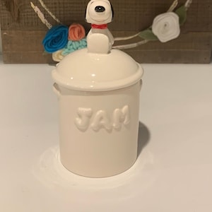 Snoopy Jam Kanister | Snoopy Küchen dekor | Snoopy Sammlerstück