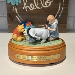 Vintage Winnie the Pooh Music Box - Etsy