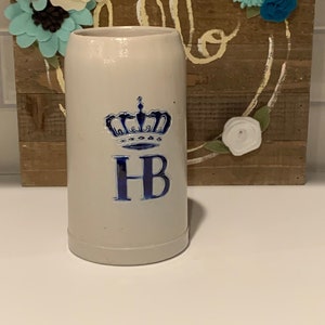 HB 1L MÜNCHNER HOFBRÄU German Stein | Collectable German Beer Stein | Beer Stein | Gifts For Stein Collectors