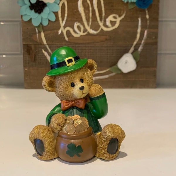 Teddy Bear Leprechaun | Décor de la Saint-Patrick