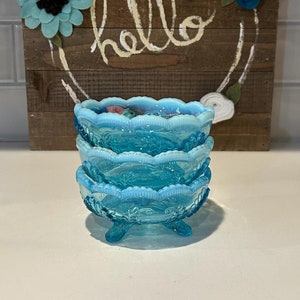 Manila Blue Opalescent Small Fruit Bowl  by MODEL FLINT | Gifts For Friends | Replacement Bowls