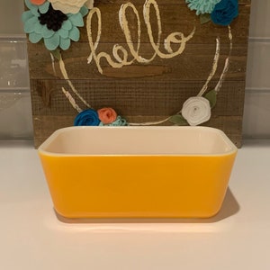 Town & Country Orange Pyrex Fridge Dish # 502 | Replacement Pyrex Refrigerator Dish