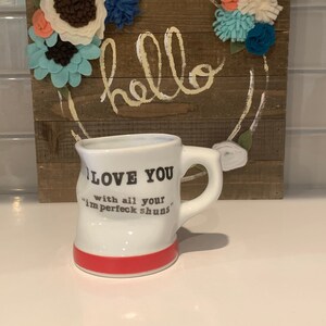 Ceramic Crumbled Coffee Mug | Fun Office Coffee Mug | Humorous Coffee Mug Gift