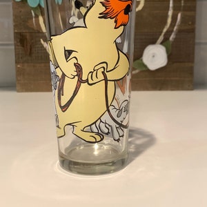 Vintage (Wile E. Coyote & Ralph Sheep Pepsi Glass Tumbler | Collectable Tumbler