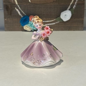 Vintage Josef Originals Birthstone Doll Ruby July Birthday - Japan | Collectable Josef Originals Ruby Birthstone Doll