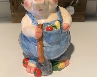 Salvadanaio Maialino in Ceramica Bianca Cloud Cuckoo Land