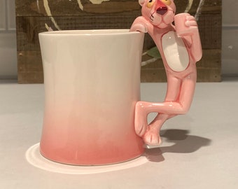 Vintage Pink Panther Mug | Pink Panther Coffee Mug