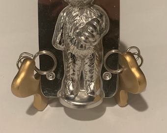 ヴィンテージ オランダ手工芸品 テディベア チョコレート型