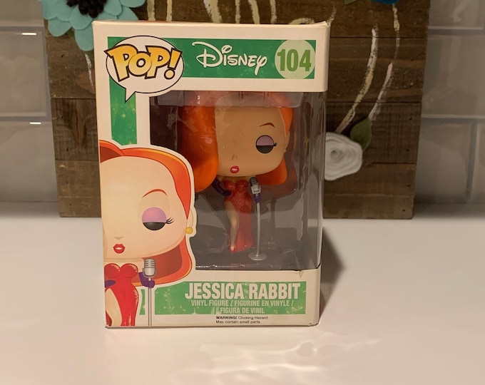 Funko Pop Disney - Jessica Rabbit 104 | Collectable Toys/figurine - Etsy