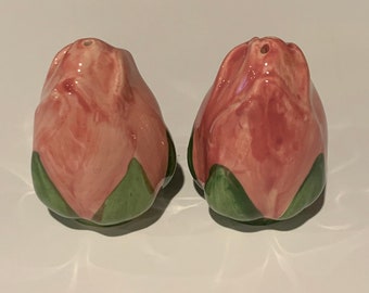 Franciscan Desert Rose Salt and Pepper Shakers - England Backstamp