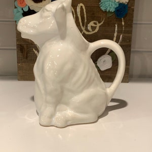 Cow Water Pitcher  | White Cow Kitchen Decor | Cow Lover Gift | Cow Milk Pitcher | Cow Table Decor