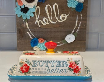 Pioneer Woman Butter Dish: Colorful Kitchen Decor