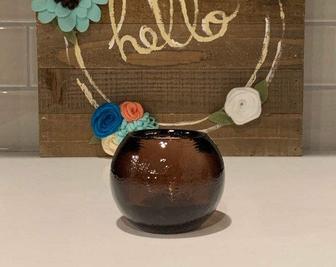 Plum Fire & Light Glow Bug Fire and Light Glass Glow Bug Candle Holder Fire and Light Glass Etsy