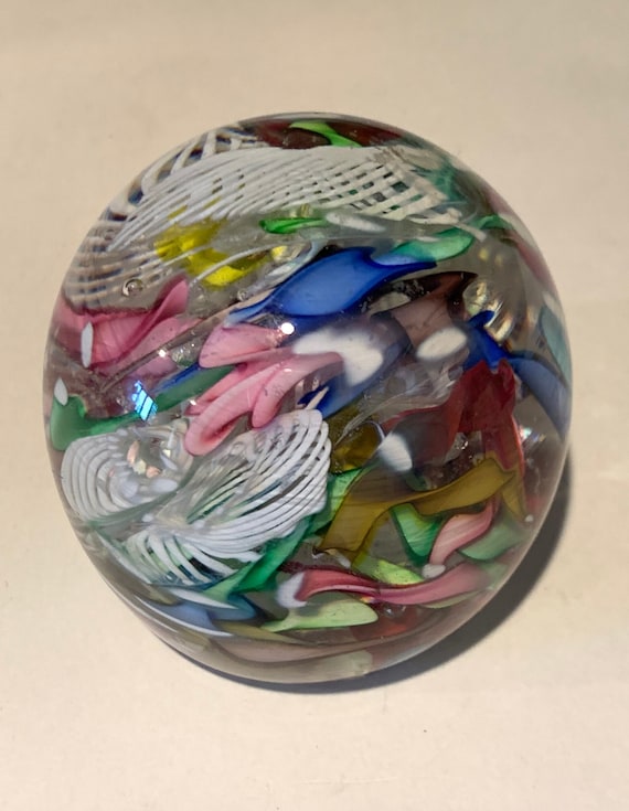 Vetreria La Fenice Murano Glass Paper Weight - Etsy