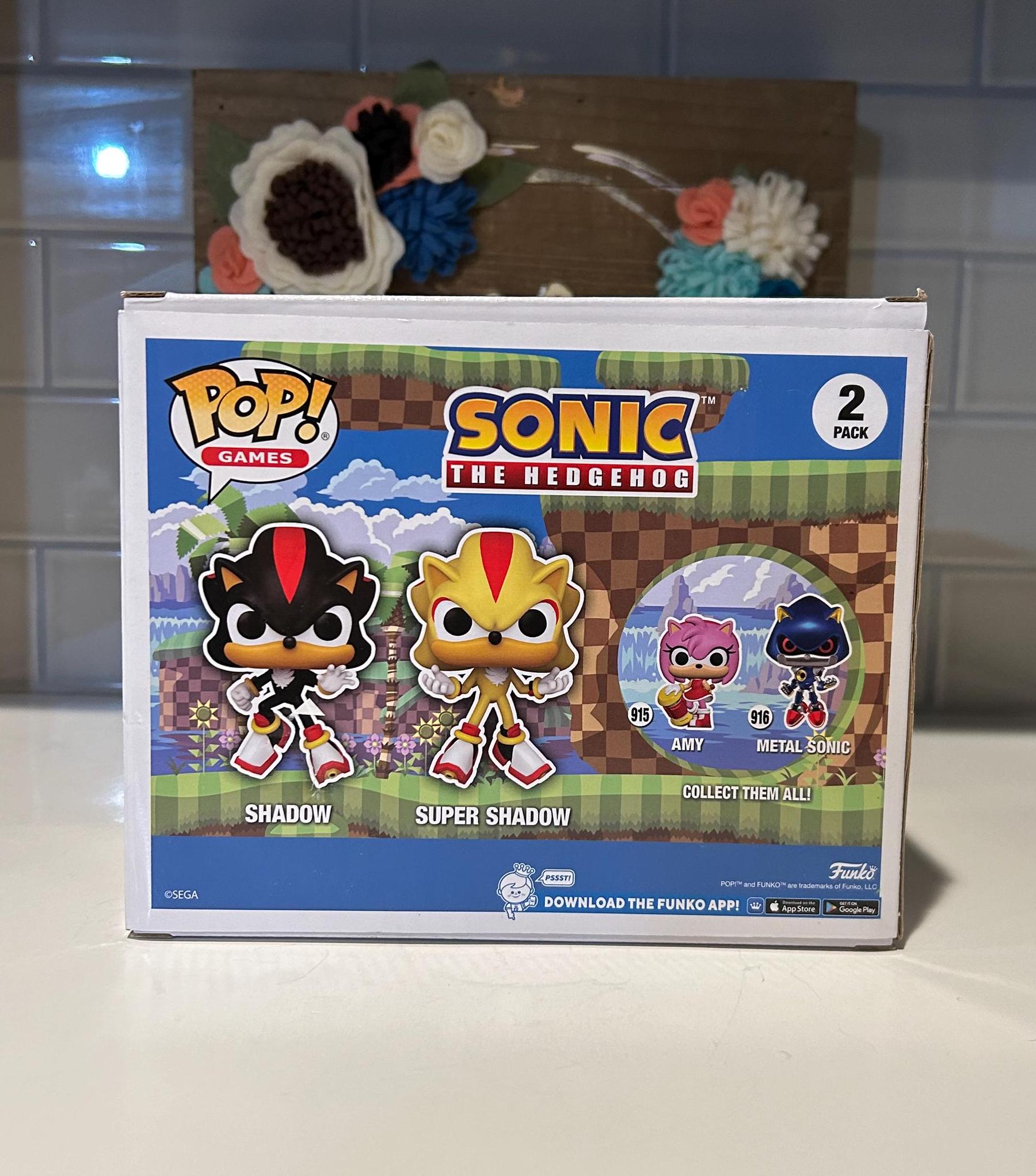 ファンコ ポップ Funko Pop ソニック シャドウ シャドウ 2パック ソニック・ザ・ヘッジホッグ - シャドウ & スーパーシャドウ