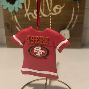 Vintage Joe Montana Christbaumschmuck | NFL San Francisco 49ers Joe Montana Jersey Weihnachtsschmuck
