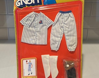 Barbie Ken Modefavorieten 3796 Honkbaluniform 1981
