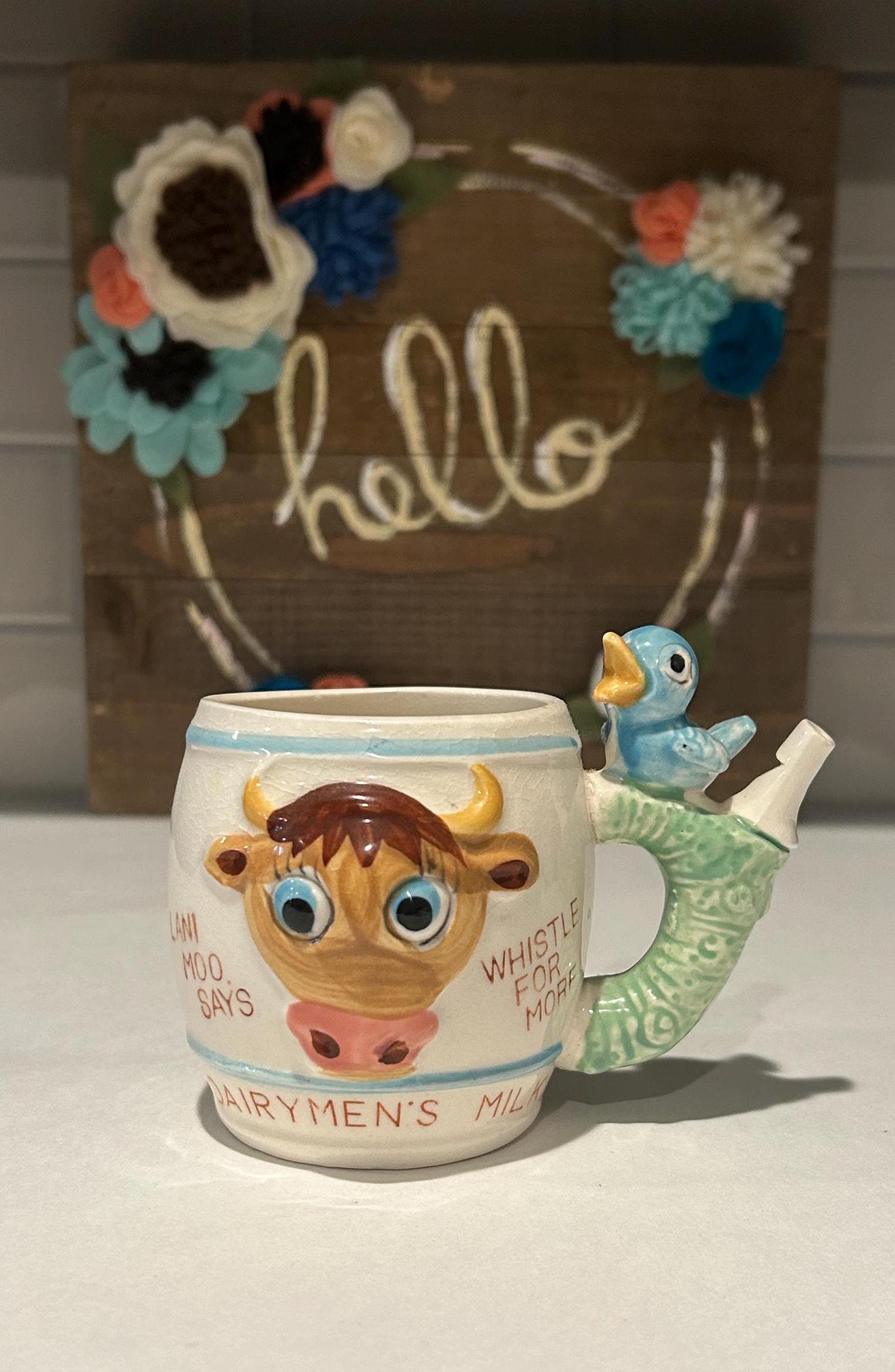 Vintage Lani Moo Whistle Mug - Hawaii Dairy Collectible - Etsy