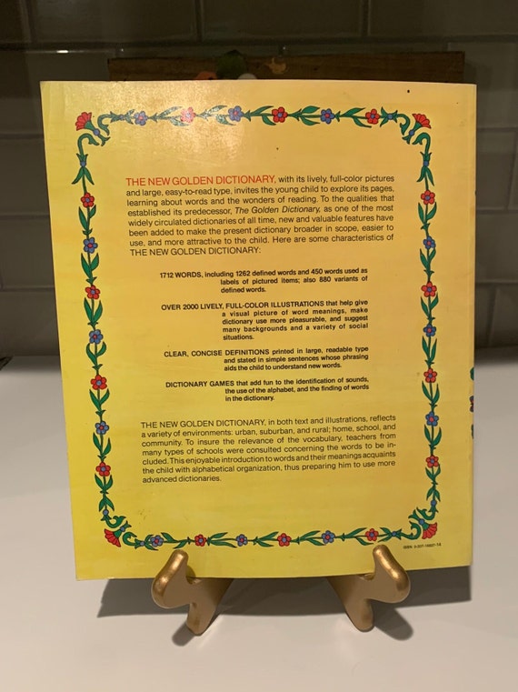 Children's Illustrated Dictionary, the New Golden Dictionary