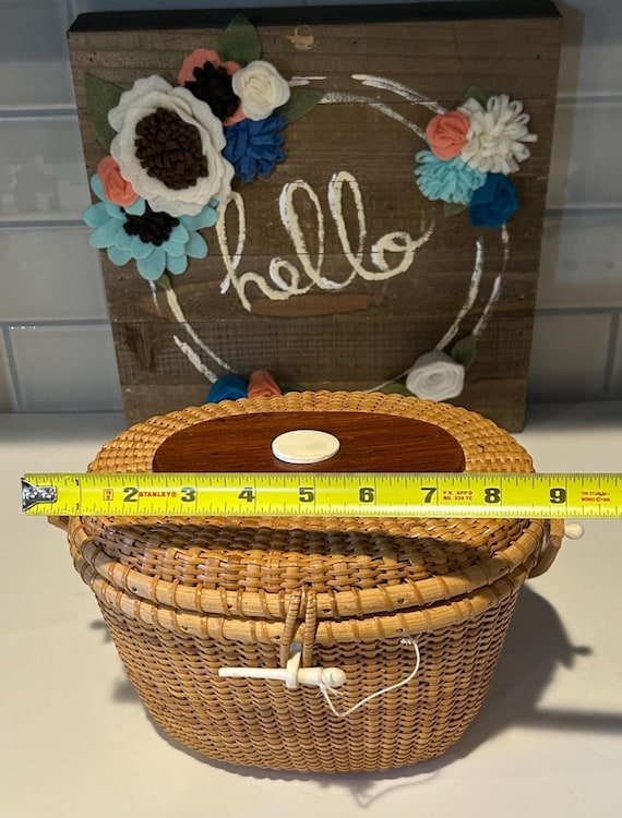 ヴィンテージ ナンタケット バスケット ハンドバッグ：コレクターズ