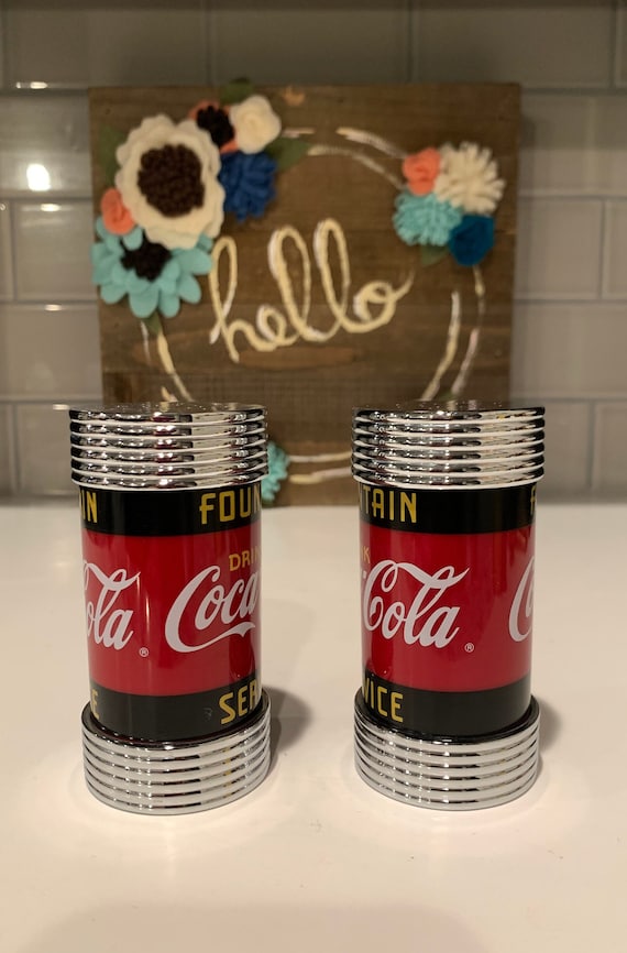 Coca Cola Salt and Pepper Shakers: Collectible Kitchen Decor - Etsy