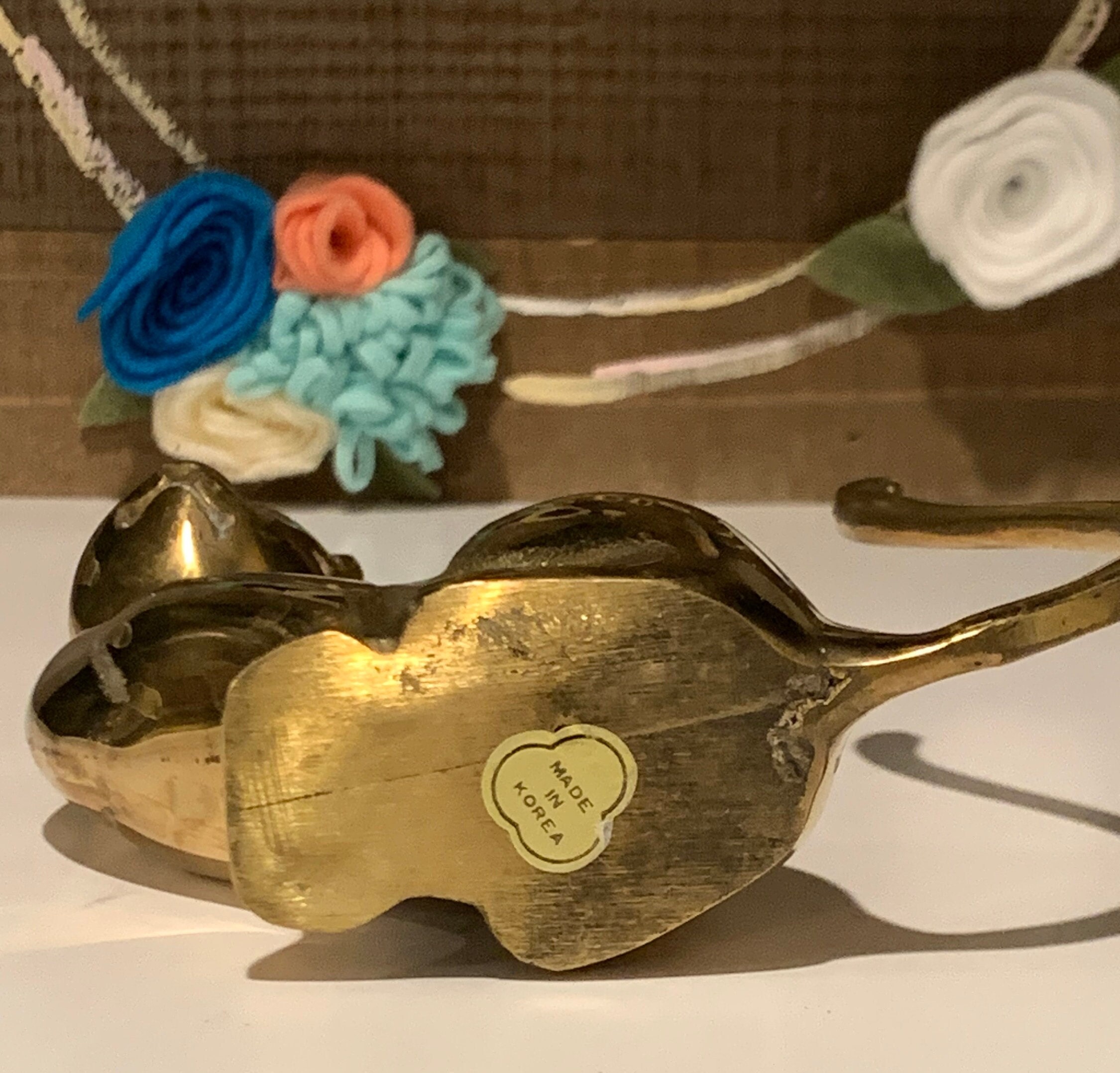 ヴィンテージ真鍮製猫の置物：リングホルダー - Etsy 日本