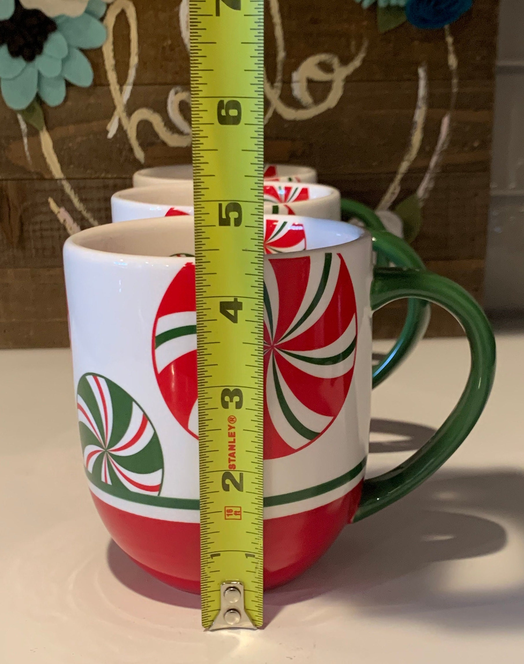 Carved Candy Cane Mug/Cup — Quiet Creations