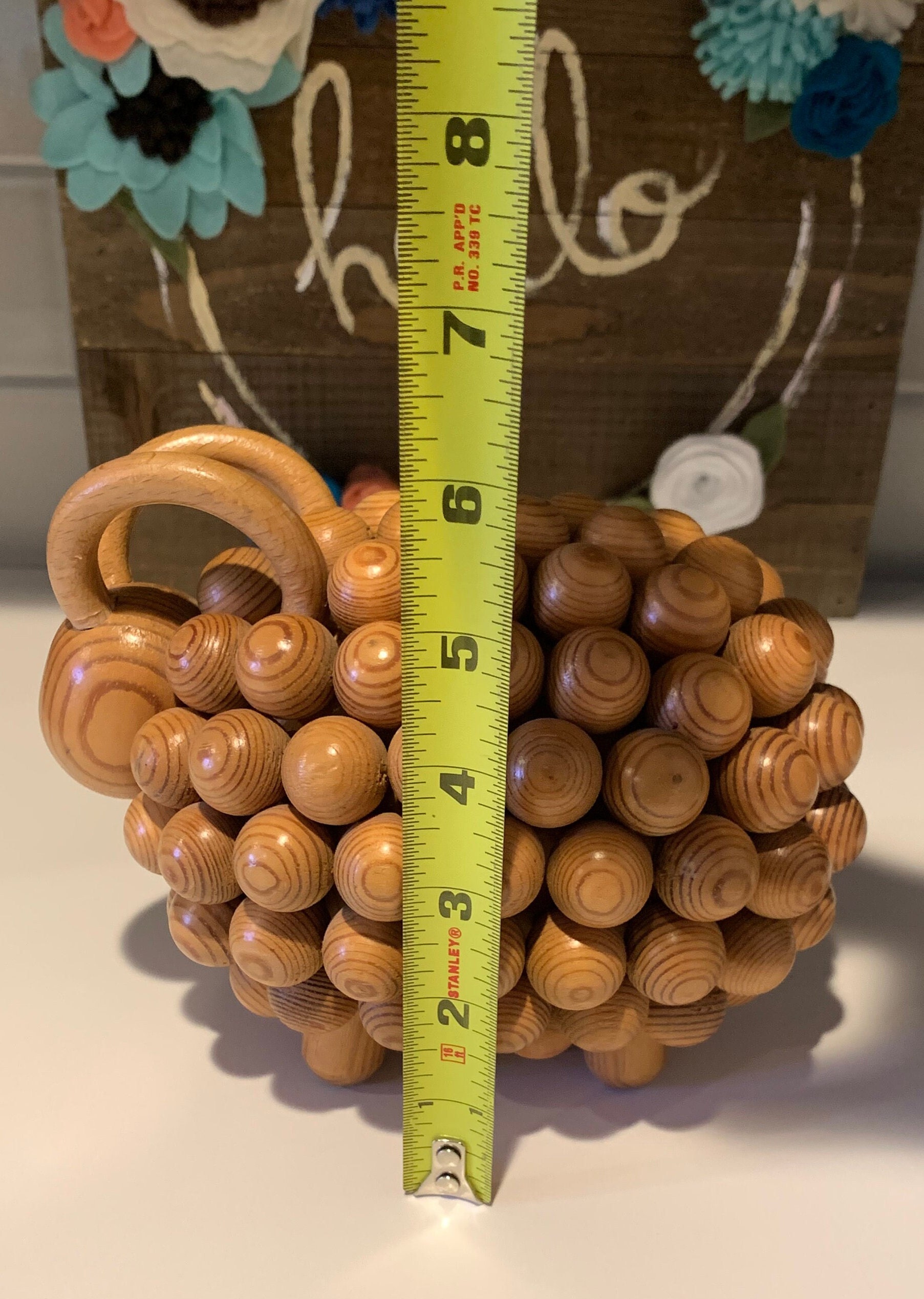 FINLAND vintage wood PASSI hand made 芬蘭 北欧 高130x長180㎜ 羊