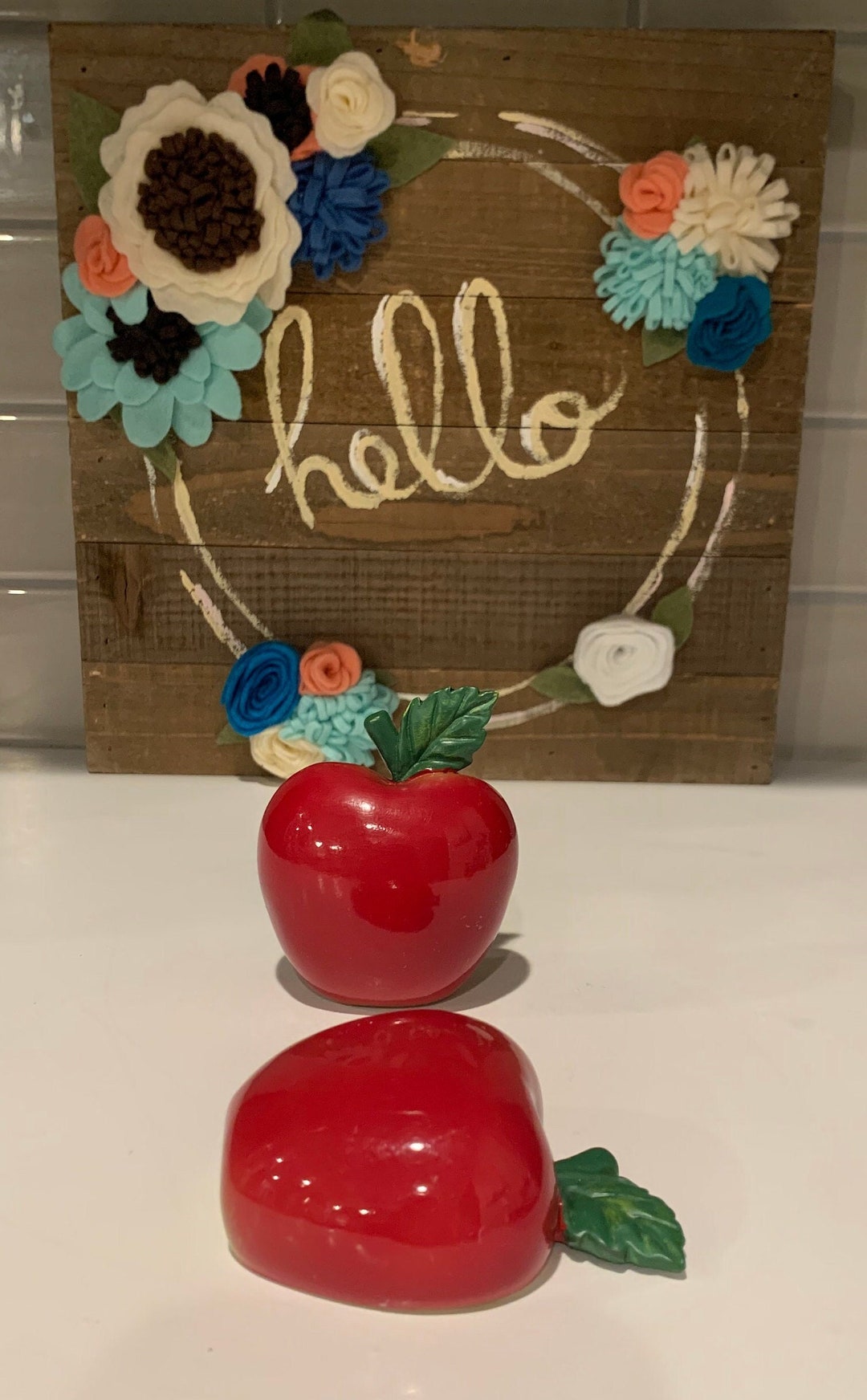 Apple Wall Hangings Apple Kitchen Decor Farm House Decor - Etsy