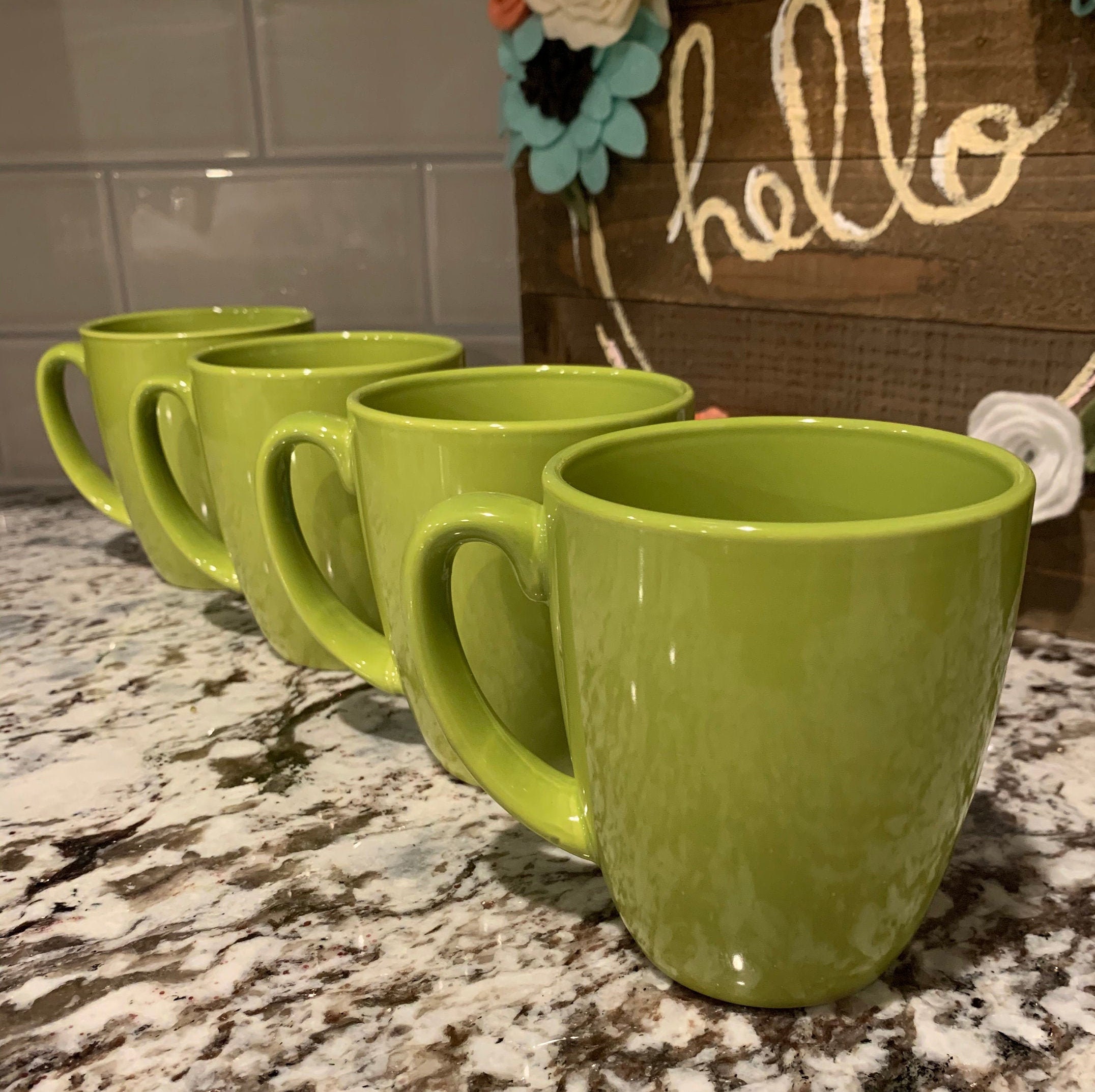 Corelle Coffee Mugs / 1980's Coordinates / Stoneware / Etsy