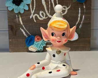 Polka Dot Christmas Pixie Elf