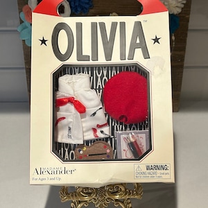 Vintage Madame Alexander Olivia Doll Outfit W/ Art Smock