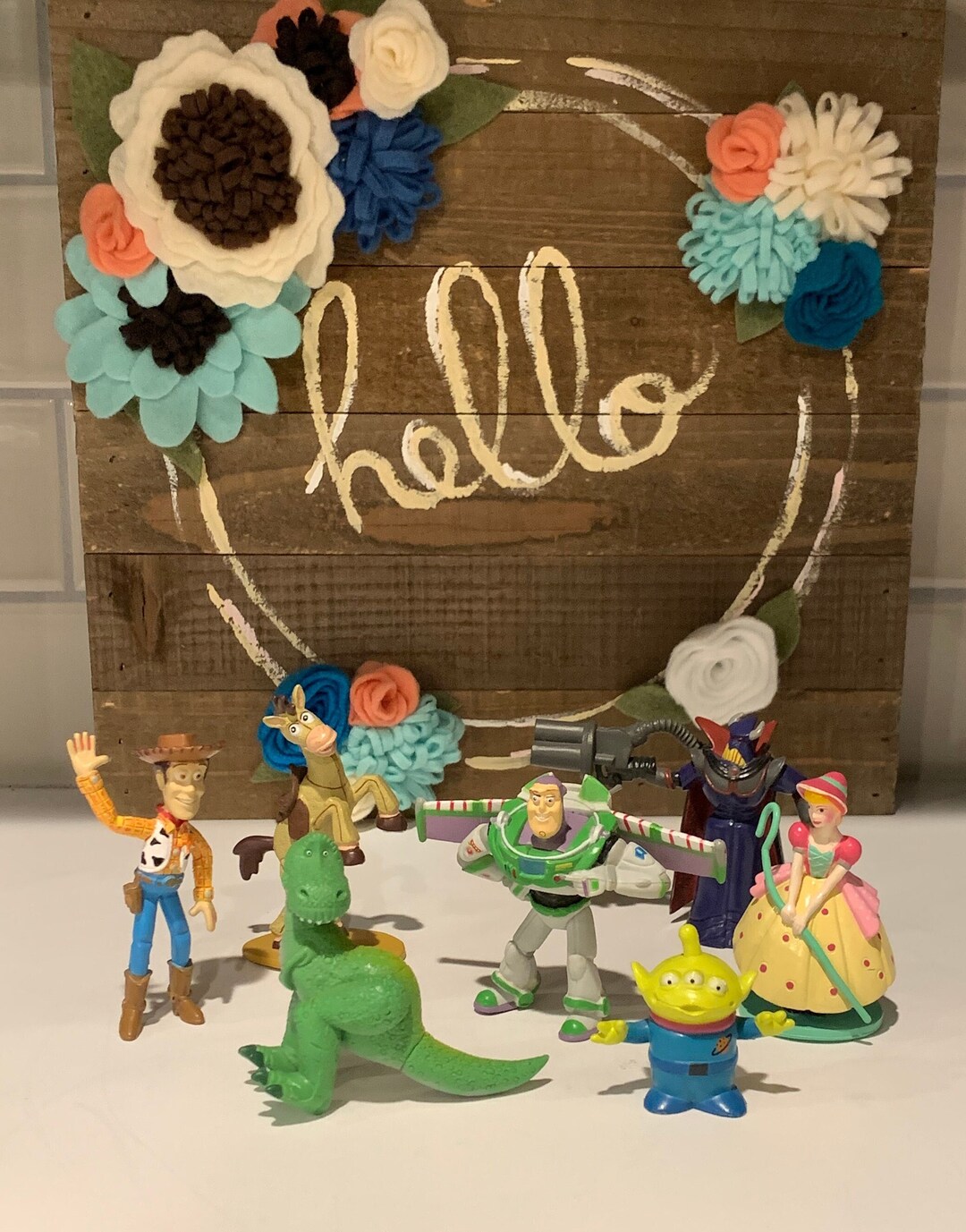 Toy Story Mini Figurines Toy Story Woody and Friends Toy Story Cake Toppers Etsy