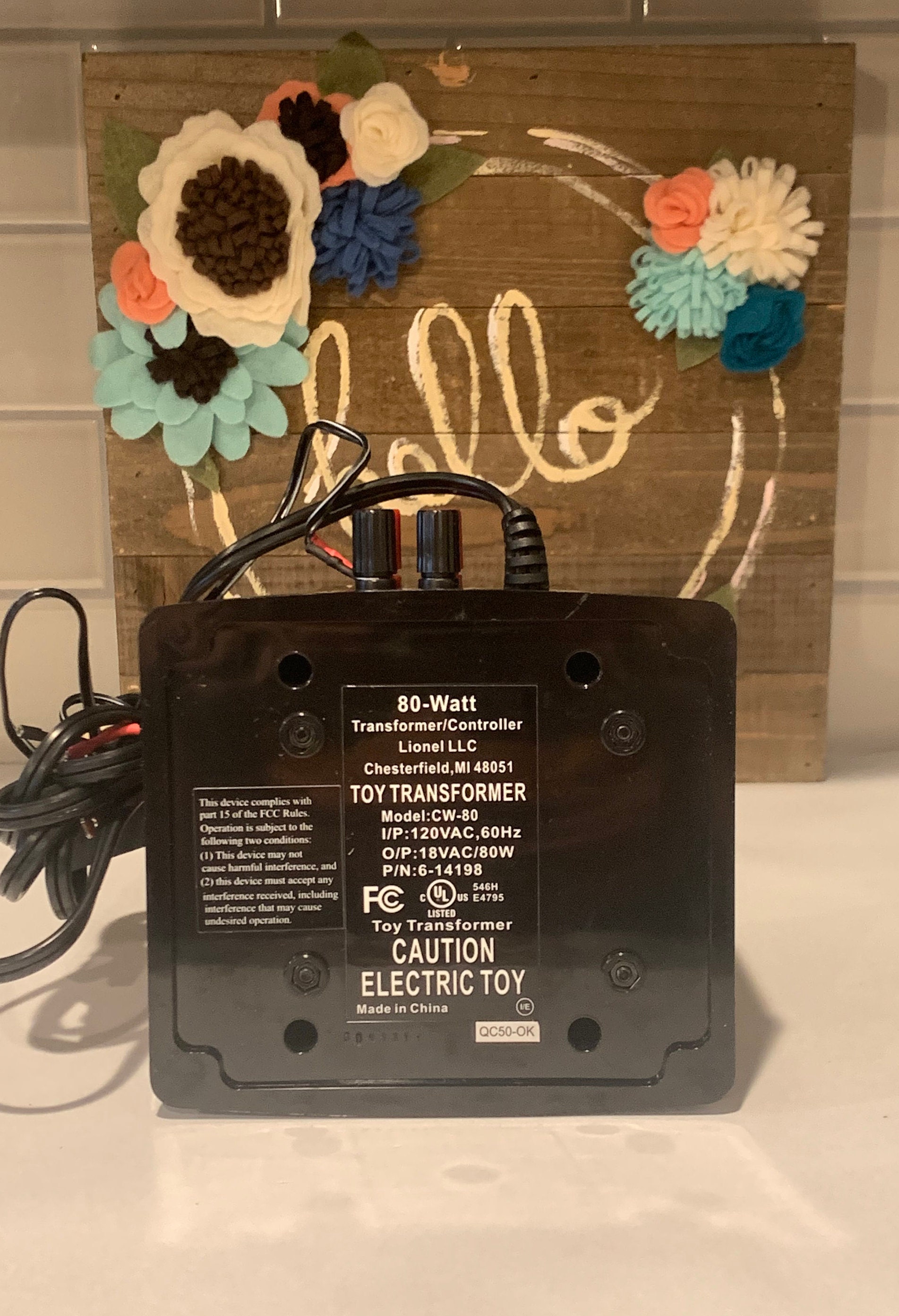 Lionel 80w best sale transformer